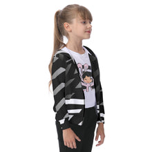 Load image into Gallery viewer, All-Over Print Kid&#39;s Zip-up Hoodie With Patch Pocket
