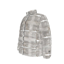 Load image into Gallery viewer, All-Over Print Unisex Stand collar slim down jacket
