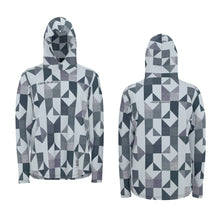 Load image into Gallery viewer, All-Over Print Men's Sunscreen  Sports Hoodie With Thumb Holes
