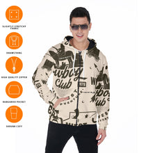 Load image into Gallery viewer, All-Over Print Zip Up Hoodie With Pocket
