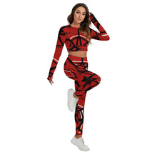 Load image into Gallery viewer, All-Over Print Women's Sport Set With Backless Top And Leggings
