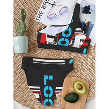 Load image into Gallery viewer, All-Over Print Women's Bikini With Single Shoulder
