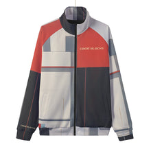 Load image into Gallery viewer, All-Over Print Unisex Stand Collar Black Lining Jacket
