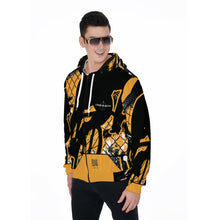 Load image into Gallery viewer, All-Over Print Zip Up Hoodie With Pocket
