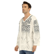 Load image into Gallery viewer, All-Over Print Men's V-neck Ice Hockey Jersey
