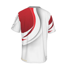 Load image into Gallery viewer, All-Over Print Men's Short Sleeve T-shirt with Neckline Tie

