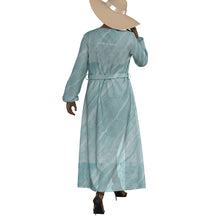 Load image into Gallery viewer, All-Over Print Women's Lace-up Chiffon Robe
