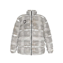Load image into Gallery viewer, All-Over Print Unisex Stand collar slim down jacket
