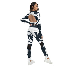 Load image into Gallery viewer, All-Over Print Women's Sport Set With Backless Top And Leggings
