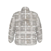 Load image into Gallery viewer, All-Over Print Unisex Stand collar slim down jacket
