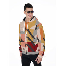Load image into Gallery viewer, All-Over Print Zip Up Hoodie With Pocket
