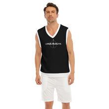 Load image into Gallery viewer, All-Over Print Men&#39;s Imitation Knitted V-neck Vest
