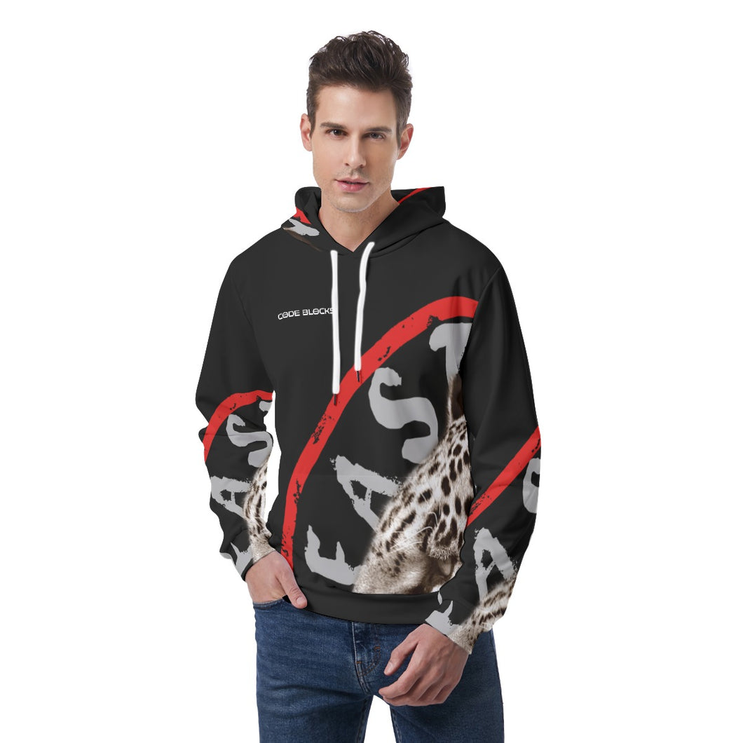 All-Over Print Men's Hoodie With Double-side Print Hood