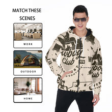Load image into Gallery viewer, All-Over Print Zip Up Hoodie With Pocket

