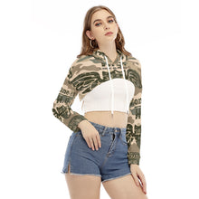 Load image into Gallery viewer, All-Over Print Women's Smock Short Hoodie With Long Sleeve

