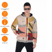 Load image into Gallery viewer, All-Over Print Zip Up Hoodie With Pocket
