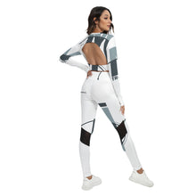 Load image into Gallery viewer, All-Over Print Women's Sport Set With Backless Top And Leggings
