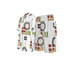 Load image into Gallery viewer, All-Over Print Men's Imitation Silk Shirt Suit

