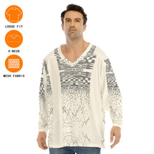 Load image into Gallery viewer, All-Over Print Men's V-neck Ice Hockey Jersey

