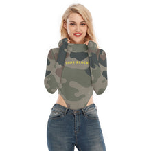 Load image into Gallery viewer, All-Over Print Women's Turtleneck Long Sleeve Jumpsuits
