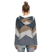 Load image into Gallery viewer, All-Over Print Women's Hoodie With Double Hood
