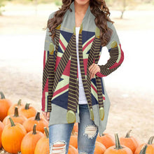 Load image into Gallery viewer, All-Over Print Women's Cardigan With Long Sleeve
