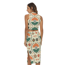 Load image into Gallery viewer, All-Over Print Women's Tank Top &amp; Split High Skirt Set
