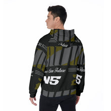 Load image into Gallery viewer, All-Over Print Men's Raglan Zip Up Hoodie
