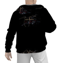 Load image into Gallery viewer, All-Over Print Men's Sherpa Fleece Zip Up Hoodie
