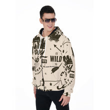 Load image into Gallery viewer, All-Over Print Zip Up Hoodie With Pocket

