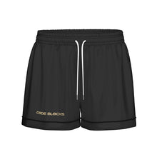 Load image into Gallery viewer, All-Over Print Women's Imitation Silk Pajama Set With Short Sleeve
