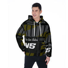 Load image into Gallery viewer, All-Over Print Men's Raglan Zip Up Hoodie
