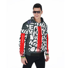 Load image into Gallery viewer, All-Over Print Zip Up Hoodie With Pocket
