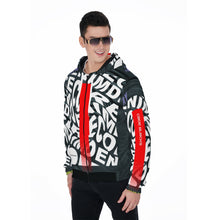 Load image into Gallery viewer, All-Over Print Zip Up Hoodie With Pocket
