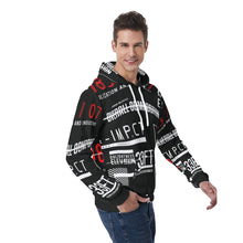 Load image into Gallery viewer, All-Over Print Men&#39;s Hoodie With Double-side Print Hood
