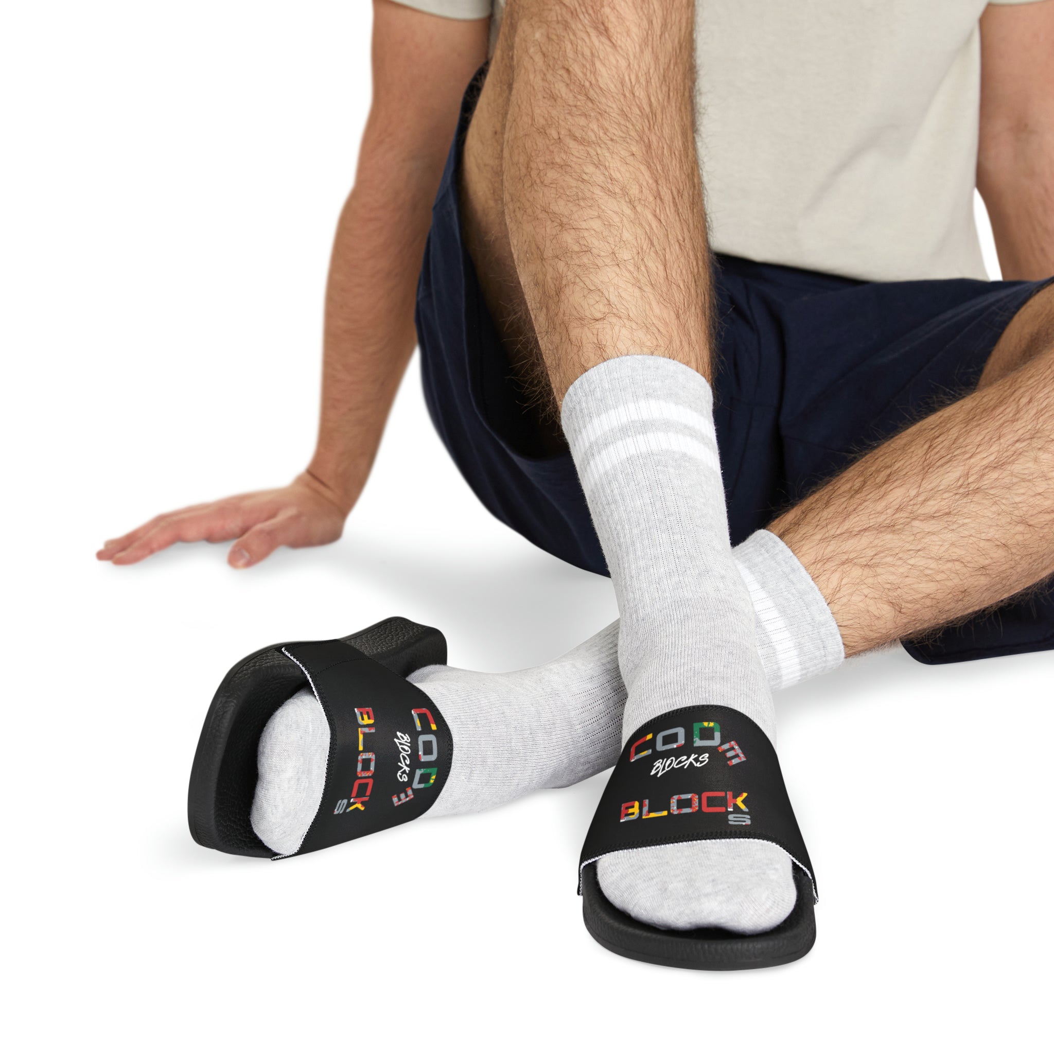 Copy of Men's PU Slide Sandals – CODEBLOCKS-CLOTHING