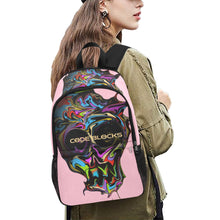 Load image into Gallery viewer, Fabric Backpack with Side Mesh Pockets (1659)
