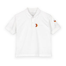 Load image into Gallery viewer, Youth Polo Shirt with Chevron Arrow Accent
