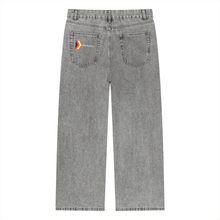 Load image into Gallery viewer, Unisex Vintage Wash Straight Leg Jeans
