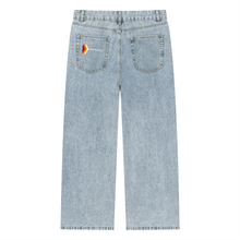 Load image into Gallery viewer, Unisex Vintage Wash Straight Leg Jeans
