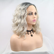 Load image into Gallery viewer, 13*3" Lace Front Wigs Synthetic Mid-length Wavy 12" 130% Density
