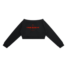 Load image into Gallery viewer, Women's Off-Shoulder Full Zip Hoodie
