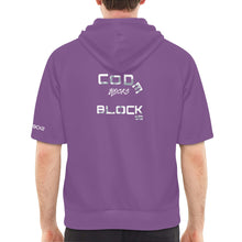 Load image into Gallery viewer, Men's Short Sleeve Fleece Hoodie (H54)
