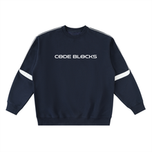 Load image into Gallery viewer, Oversized Crewneck Taped Sweatshirt
