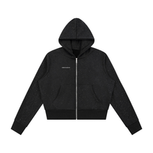 Load image into Gallery viewer, Women's Sparkles Fleece Full Zip Hoodie

