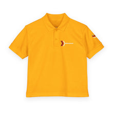 Load image into Gallery viewer, Youth Polo Shirt with Chevron Arrow Accent
