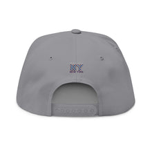 Load image into Gallery viewer, NY Floral Mosaic Embroidered Flat Bill Cap — New York Snapback Hat
