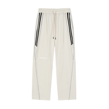 Load image into Gallery viewer, Reflection Striped Straight-Leg Sweatpants

