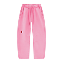 Load image into Gallery viewer, Unisex Vintage Wash Barrel Leg Fleece Sweatpants
