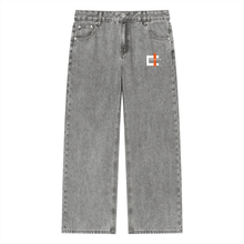 Load image into Gallery viewer, Unisex Vintage Wash Straight Leg Jeans
